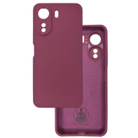 Чохол накладка Silicone Cover Soft Touch ЗК Xiaomi Redmi 13c / Poco C65 бордовий