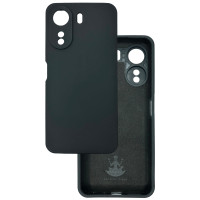 Чехол накладка Silicone Cover Soft Touch ЗК Xiaomi Redmi 13C / Poco C65 черный