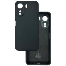 Чехол накладка Silicone Cover Soft Touch ЗК Xiaomi Redmi 13C / Poco C65 черный