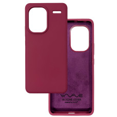 Чохол накладка Silicone Cover Soft Touch ВК Xiaomi Redmi Note 13 Pro+ бордовий