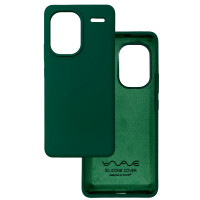 Чохол накладка Silicone Cover Soft Touch ВК  Xiaomi Redmi Note 13 Pro+ темно-зелений