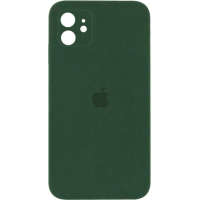 Чохол Silicone Case Square Full+Camera iPhone 11 зелений (Cyprus Green)