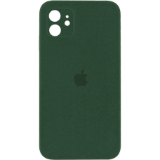 Чехол Silicone Case Square Full+Camera iPhone 11 зеленый (Cyprus Green)