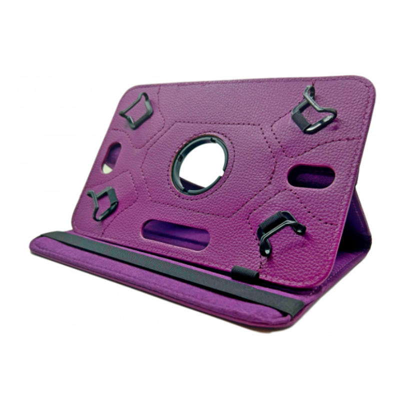 Чехол для планшета 9" Leather Case Premium 360 Фиолетовый