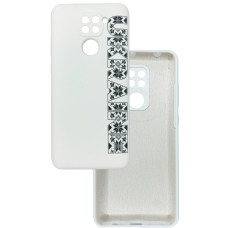 Чехол накладка Silicone Cover Soft Touch Ukraine Xiaomi Redmi Note 9 Ukraine+вышиванка