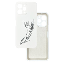 Чохол накладка Silicone Cover Soft Touch Ukraine Xiaomi Redmi 12 4g Колосок