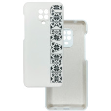 Чехол накладка Silicone Cover Soft Touch Ukraine Xiaomi Redmi Note 9s/Pro/Max Ukraine вышиванка