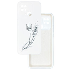 Чехол накладка Silicone Cover Soft Touch Ukraine Xiaomi Redmi 10С Колосок