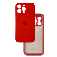 Чехол Silicone Case Camera Protective iPhone 12 Pro Max 6.7'' Красный (Red)