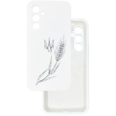 Чохол накладка Silicone Cover Soft Touch Ukraine Samsung A54 5g Колосок