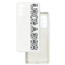 Чохол накладка Silicone Cover Soft Touch Ukraine Samsung S20 FE / S20 lite Ukraine вишиванка