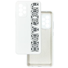 Чехол накладка Silicone Cover Soft Touch Ukraine Samsung A52 Ukraine вышиванка