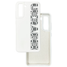 Чохол накладка Silicone Cover Soft Touch Ukraine Samsung S21 FE Ukraine вишиванка