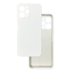 Чехол накладка Silicone Cover Soft Touch ЗК Xiaomi Redmi 12 4G Белый