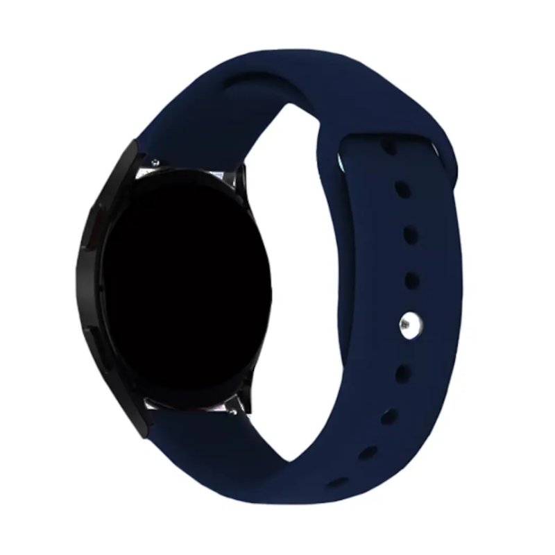 Ремешок Amazfit/Samsung silicone 22mm темно-синий