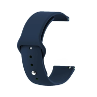 Ремешок Amazfit/Samsung silicone 22mm темно-синий