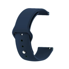 Ремінець Amazfit/Samsung silicone 22mm темно-синій