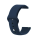 Ремешок Amazfit/Samsung silicone 22mm темно-синий