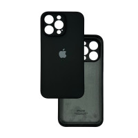 Чехол Silicone Case Camera Protective iPhone 13 Pro Max Черный (Black)