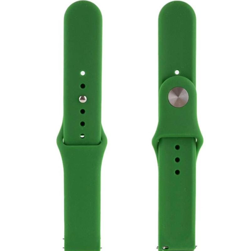 Ремінець Amazfit/Samsung silicone 22mm зелений