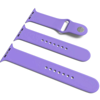 Ремешок Apple Watch silicone (3 in 1, size S-M-L) 42/44/45/49 mm лаванда (lavanda)