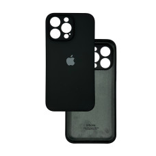 Чехол Silicone Case Camera Protective iPhone 14 Pro Черный (Black)