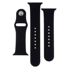 Ремешок Apple Watch silicone (3 in 1, size S-M-L) 42/44/45/49 mm черный (black)