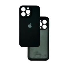 Чехол Silicone Case Camera Protective iPhone 15 Pro Черный (Black)