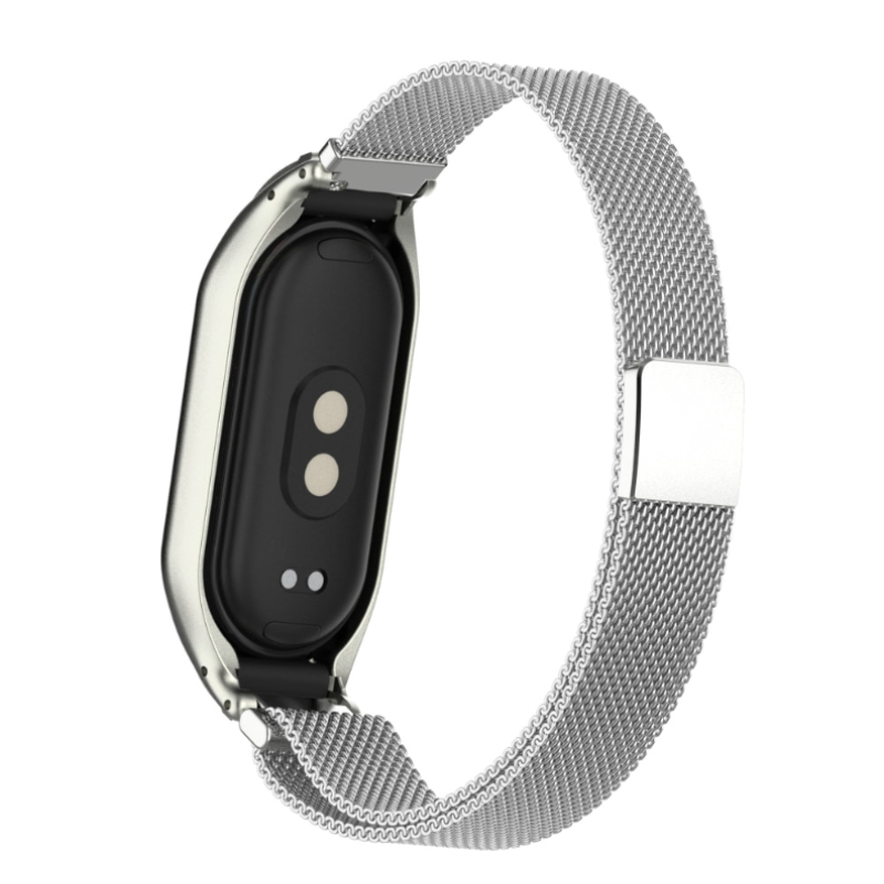 Ремінець Mi Smart band 8 Milanese Loop срібний
