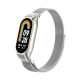Ремінець Mi Smart band 8 Milanese Loop срібний