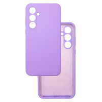 Чехол накладка Silicone Cover Soft Touch ЗК Samsung A35 Лаванда