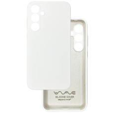 Чехол накладка Silicone Cover Soft Touch ЗК  Samsung A35 Белый