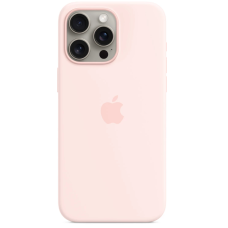 Чехол Silicone Case Original with MagSafe с анимацией iPhone 15 Pro Max Розовый (Light Sand)