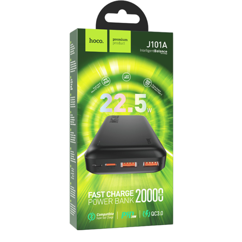 Power Bank Hoco J101A 20000mAh PD20W+QC3.0