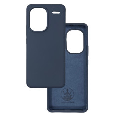 Чохол накладка Silicone Cover Soft Touch ВК Xiaomi Redmi Note 13 Pro+ темно-синій