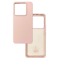 Чехол накладка Silicone Cover Soft Touch ОК Xiaomi Redmi Note 13 Pro 5G / POCO X6 пудра