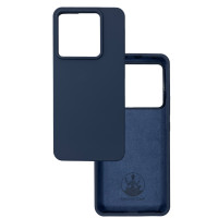 Чохол накладка Silicone Cover Soft Touch ВК  Xiaomi Redmi Note 13 Pro 5g / POCO X6 темно-синій