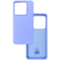 Чохол накладка Silicone Cover Soft Touch ВК Xiaomi Redmi Note 13 Pro 5g / POCO X6 лаванда