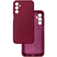 Чохол накладка Silicone Cover Soft Touch ЗК Samsung A14 бордовий