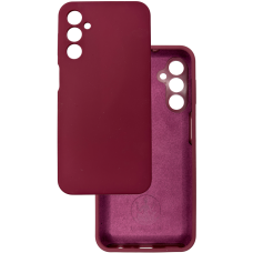 Чохол накладка Silicone Cover Soft Touch ЗК Samsung A14 бордовий