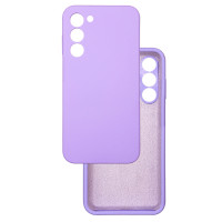 Чехол накладка Silicone Cover Soft Touch ЗК Samsung S23 Лаванда