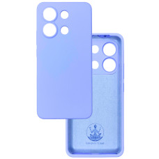 Чехол накладка Silicone Cover Soft Touch ЗК Xiaomi Redmi Note 13 4G Лаванда