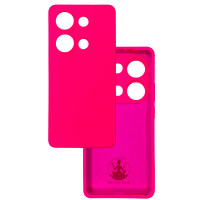 Чохол накладка Silicone Cover Soft Touch ЗК Xiaomi Redmi Note 13 Pro 4g / Note 14S Фуксія