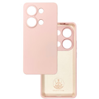 Чехол накладка Silicone Cover Soft Touch ЗК Xiaomi Redmi Note 13 Pro 4G / Note 14S Пудра