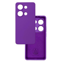 Чохол накладка Silicone Cover Soft Touch ЗК Xiaomi Redmi Note 13 Pro 4g / Note 14S Ультрафіолет