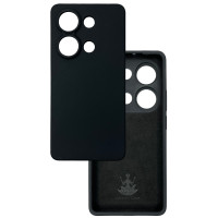 Чехол накладка Silicone Cover Soft Touch ЗК Xiaomi Redmi Note 13 Pro 4G / Note 14S Черный