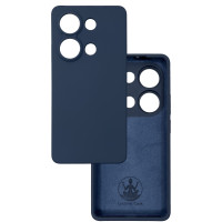 Чохол накладка Silicone Cover Soft Touch ЗК Xiaomi Redmi Note 13 Pro 4g / Note 14S Темно-синій