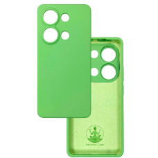 Чехол накладка Silicone Cover Soft Touch ЗК  Xiaomi Redmi Note 13 Pro 4G / Note 14S Мятный