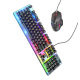 Клавіатура Hoco GM18 Luminous RGB + ведмедик (Провідні)
