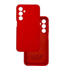 Чехол накладка Silicone Cover Soft Touch ЗК Samsung A25 Красный